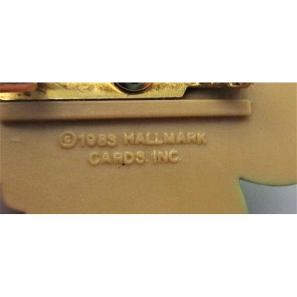 Hallmark Mouse & Shamrock Brooch Pin - Vintage 80s Jewelry - Gift Boxed - Picture 5 of 5
